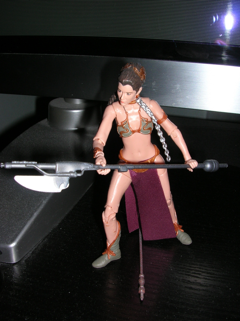Illustration for article titled Parents outraged over Black Line Slave Leia figure...